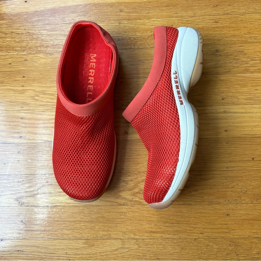 Merrell Women’s Red Slip-on Sneakers